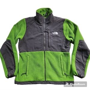 The North Face Womens Denali Green Polartec Fleece Jacket sz S